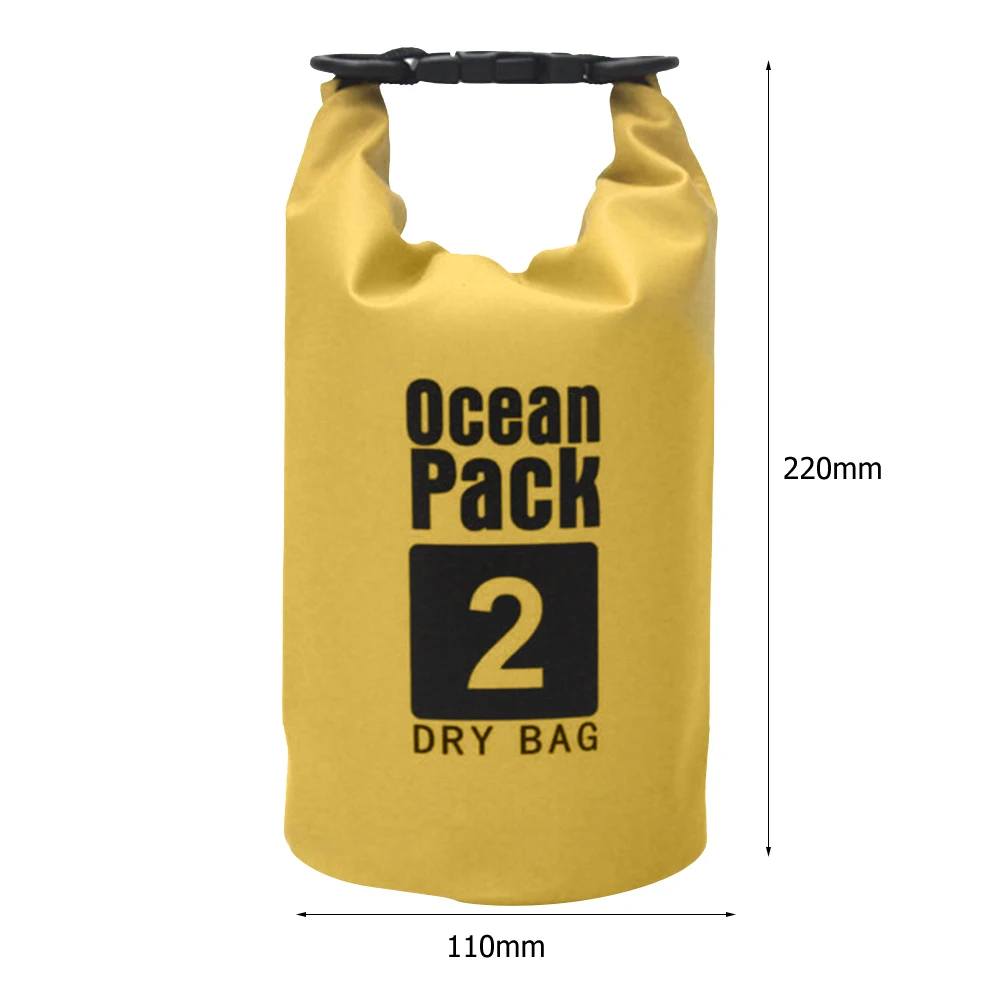 2/3/5L Drybag Waterproof Swimming Bag Dry Sack Waterproof Dry Bag For Kayaking Rafting Boating Fishing Outdoor Gear Bags