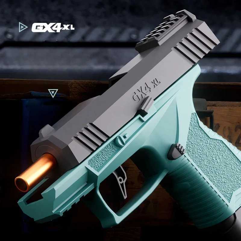 Gun oyuncakları cep oyuncak mini gx4 Eğitim silahı Macara Modeli Yumuşak Mermi Ejektör Üfleyici Airsoft Küçük Silah 2400308