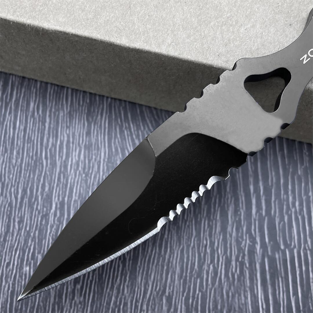 固定ブレードハーフトゥースBM176 176 SOCP Serrated KnifeEDC屋外戦術的自己防衛狩猟キャンプナイフBM 133ナイフ