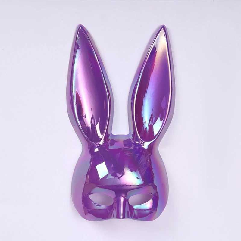 Designer Masks Rabbit Mask Cosplay Masquerade Mask Easter Bunny Mask Halloween Carnival Party Bar Nightclub Costume Sexig Half Face Mask