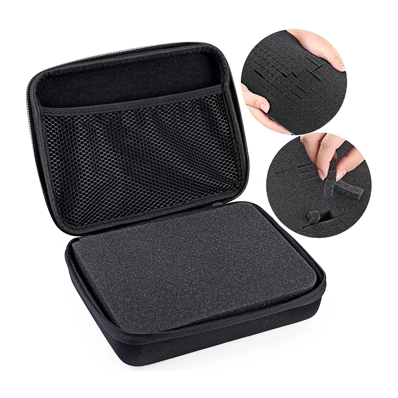 Cameras DIY Travel Collection Bag Camera Storage Bag Case Foam Durable shockproof For GoPro Hero 10 8 9 Xiaomi Yi Dji Osmo Accessories