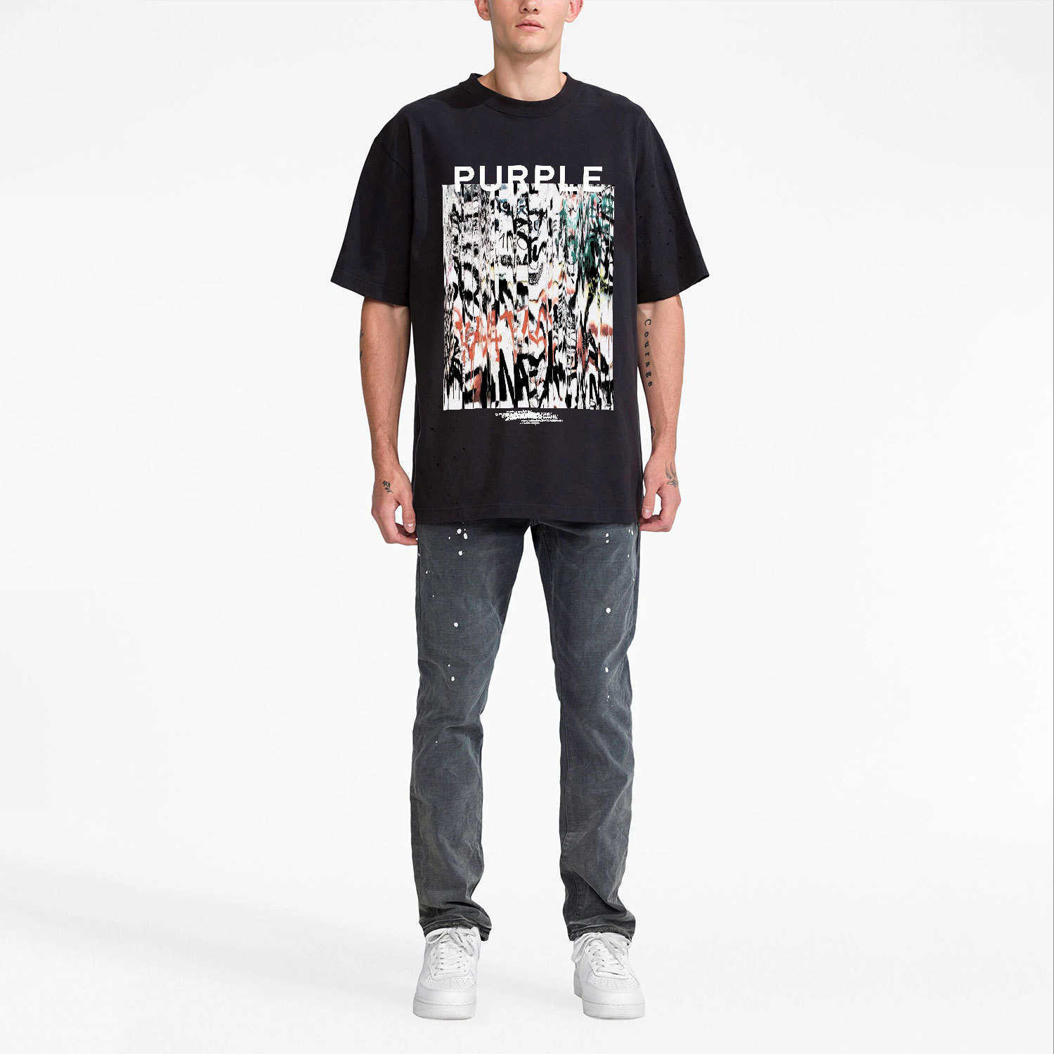 Trendy merk PURPLE BRAND T SHIRT T-shirt met korte mouwen shirt9JZW voor de lange termijn