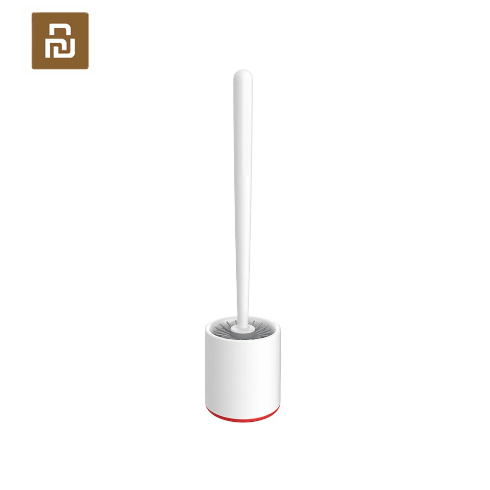 Original-Xiaomi-MIjia-Yijie-TPR-Toilet-Brushes-and-Holder-Cleaner-Set-Silica-Gel-Floor-standing-Bathroom