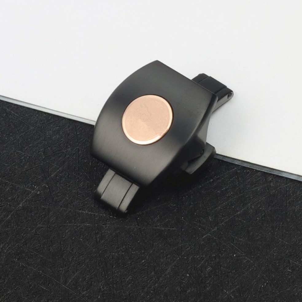 20mm toppkvalitet rostfritt stål lås Watch Strap Butterfly folding spänne lämplig för Franck Muller Clasp -serien Watchband247w
