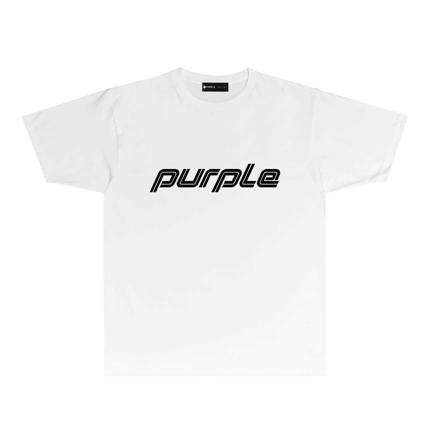 Trendy merk PURPLE BRAND T SHIRT T-shirt met korte mouwen en korte mouwenNIHT