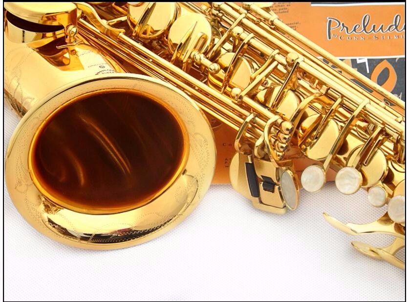 Instrument de musique SAS-R54 nouveau saxophone Alto plat E saxophone doré professionnel livraison gratuite