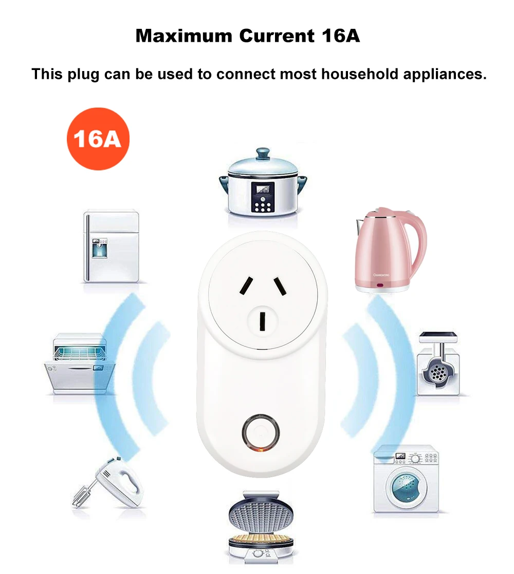 Kontroll Tuya Smart Life Zigbee Socket au US UK Plug KWh Energy Monitor Meter 16A Timing App Remote Control fungerar med Google Home Alexa