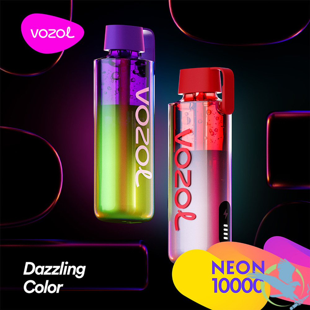 オリジナルのVozol Neon 10000 10K Puffs卸売E Vape使い捨て蒸気蒸剤ジュース蒸気蒸気キットミニecig