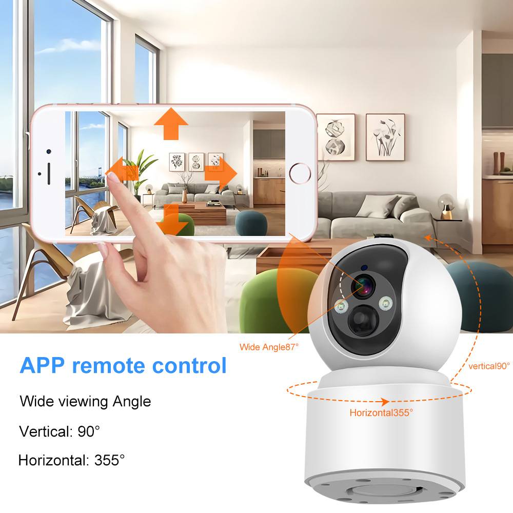 V380 Pro Monitoring Built in Battery Cameras Household Indoor High-definition IP Cameras Wireless Wifi Intelligent Remote Monitors