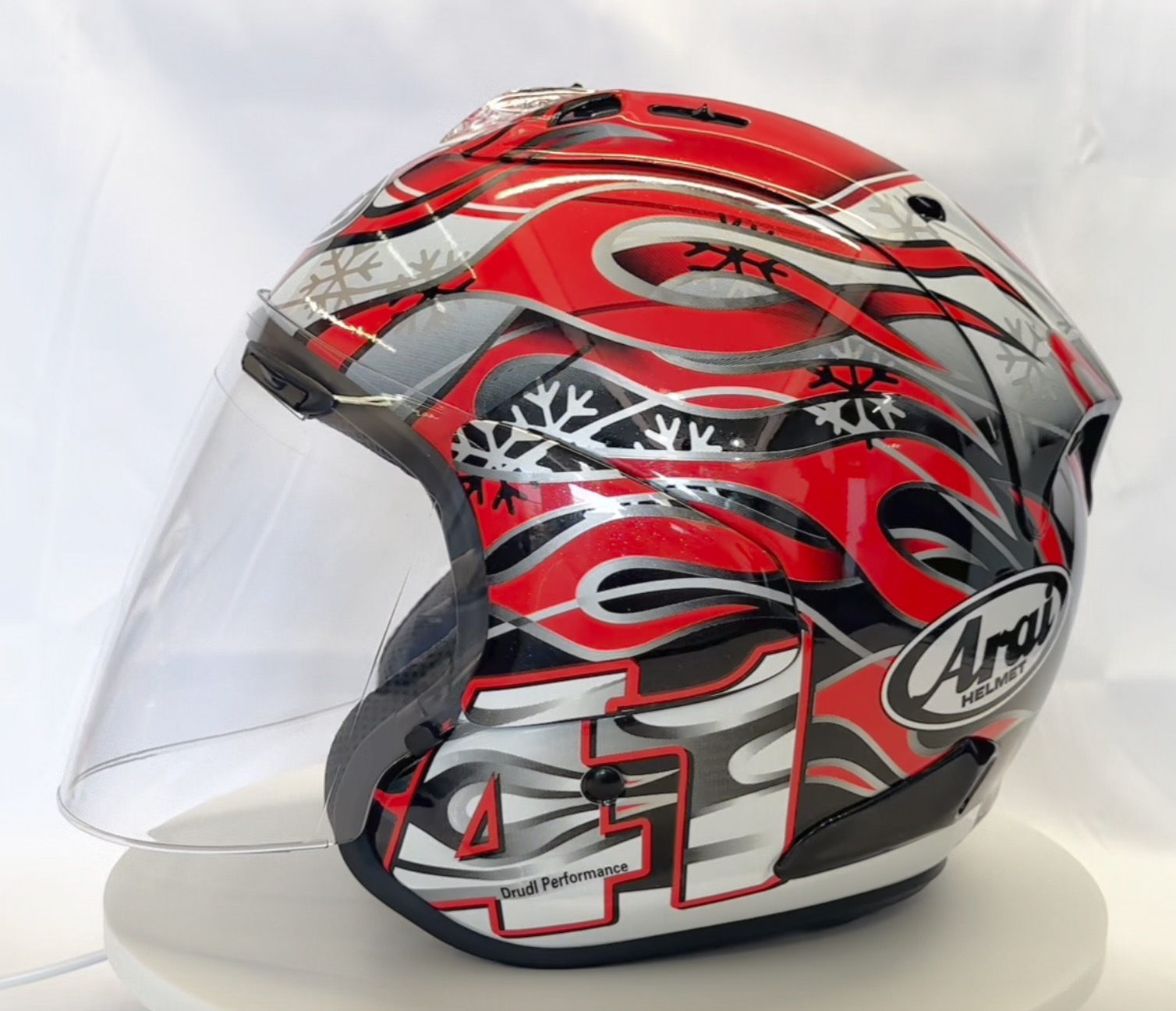 ARA I Jet VZ-RAM Corsair-X Haga GP 3/4 Jethelm Off Road Racing Motocross Motorradhelm