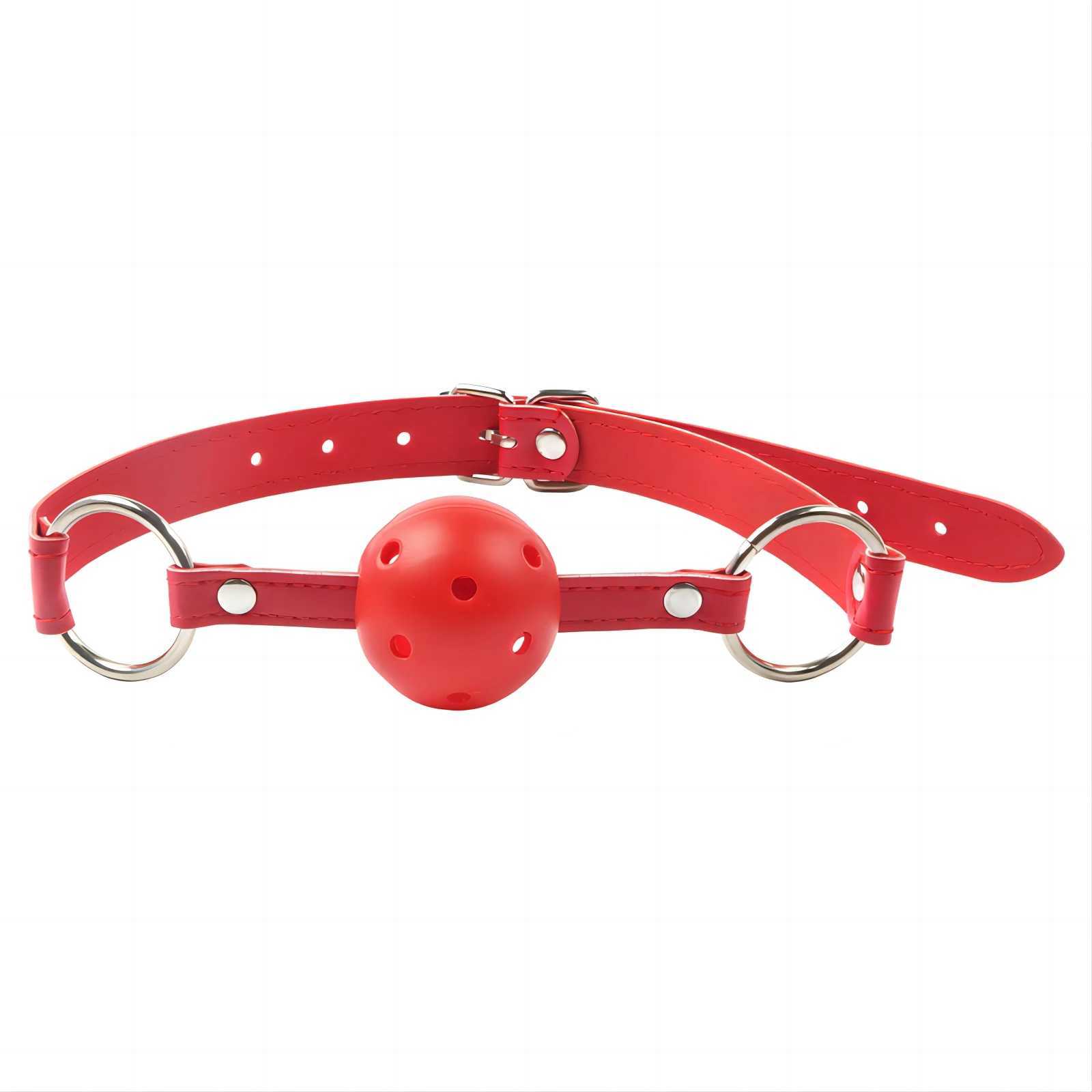 Bondage BDSM Oral Sex Toys Bouche Ouverte Gag Ball Fétiche Esclave Bondage Ceintures de Retenue avec Bouche Gags Adulte Sex Shop pour Couples GameL2403