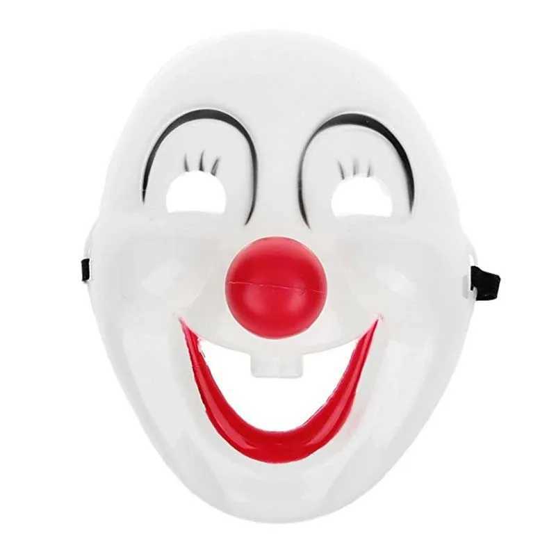 Masques de créateurs Troupe de cirque Costume de clown drôle Masque de cosplay Creepy Halloween Joker Adulte Ghost Festive Holiday Show Party Mascarade Décor