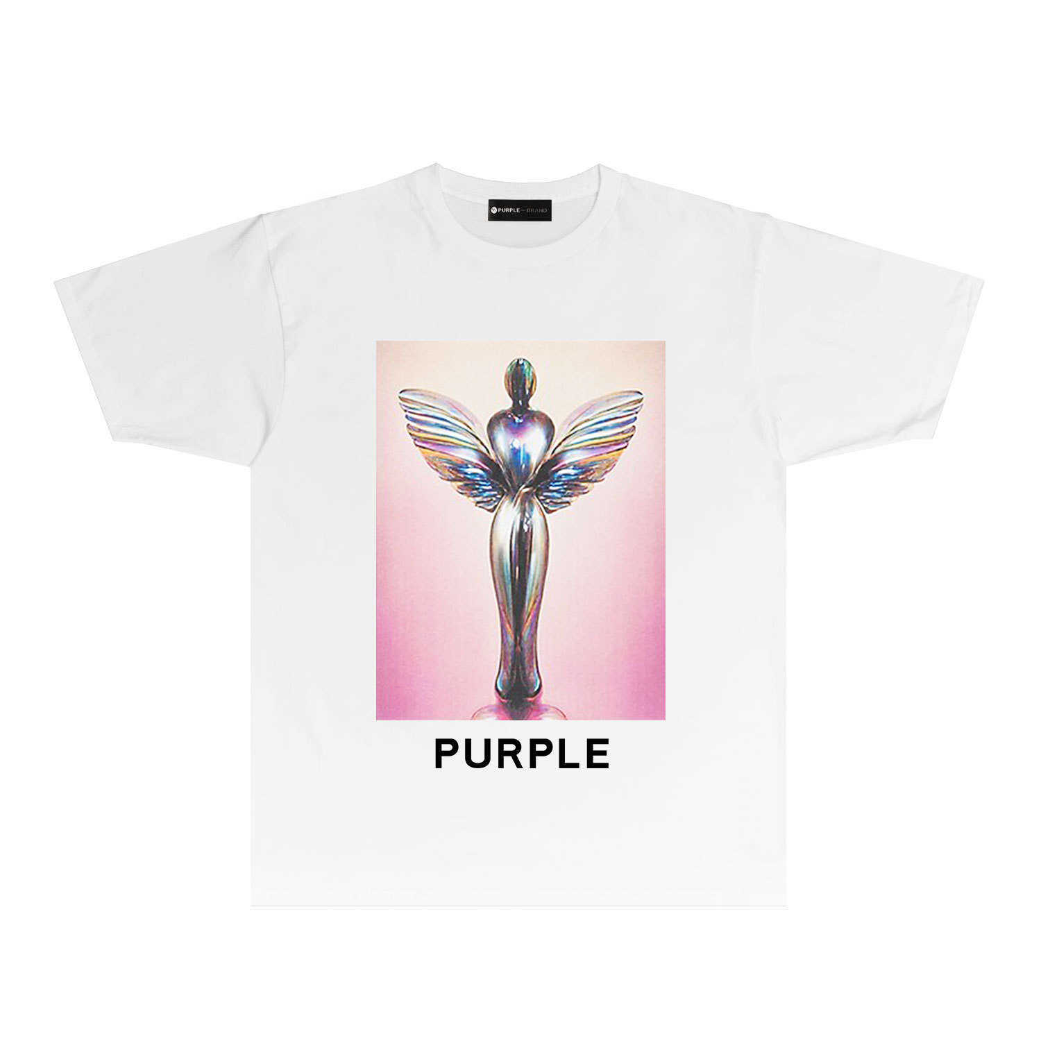 Långvarig trendig varumärke lila varumärke t-shirt kortärmad t-shirt shirt4vry