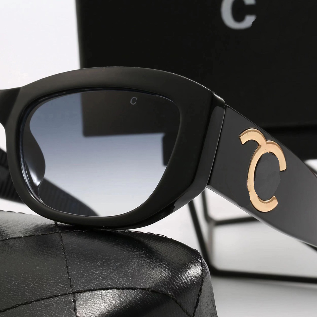 Merkzonnebrillen designer zonnebrillen van hoge kwaliteit luxe zonnebrillen voor dames letter UV400 Ovaal ontwerp reisstrandzonnebril geschenkdoos 6 modellen zeer goed