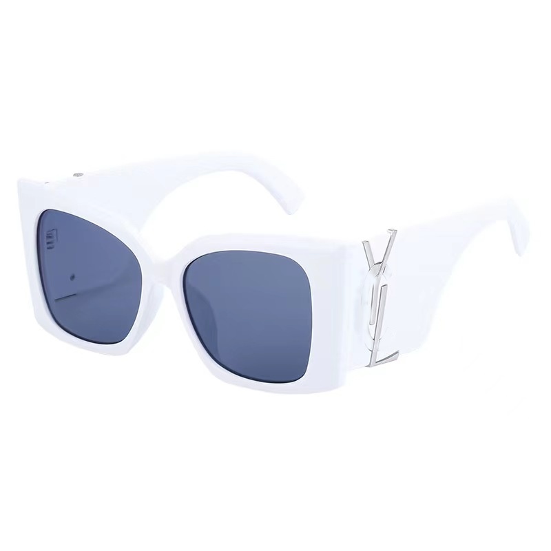 Occhiali da sole di lusso da uomo e da donna, logo del designer Y slM6090, occhiali dello stesso stile, occhiali da sole da guida classici