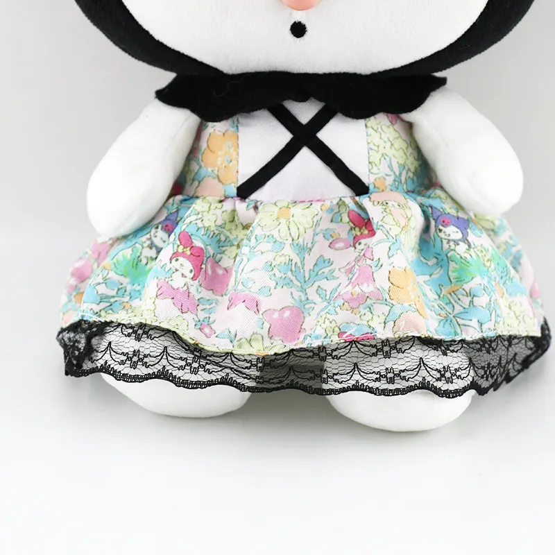 Wholesale cute floral skirt rabbit plush toys children`s games playmates holiday gifts holiday decorations