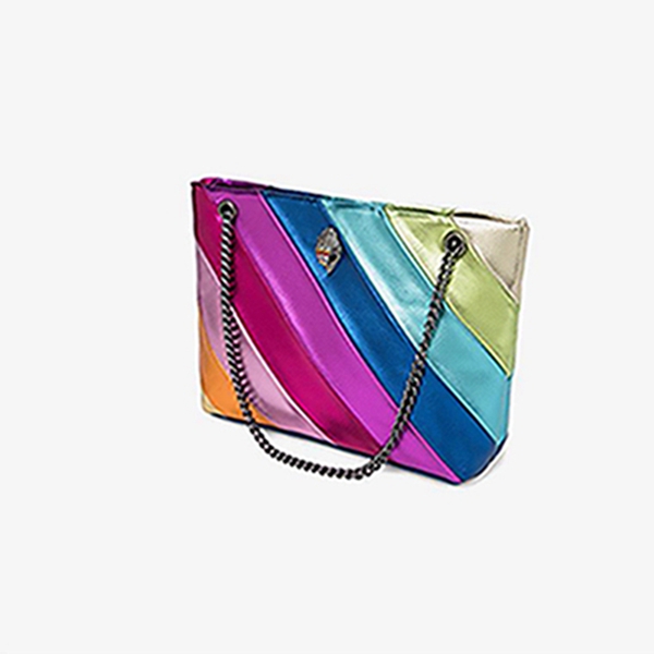 Bolsa tote de ombro da moda de alta qualidade Kurt Geiger Bolsas de corrente Bolsa feminina arco-íris tamanhos 23 * 10 * 31 CM