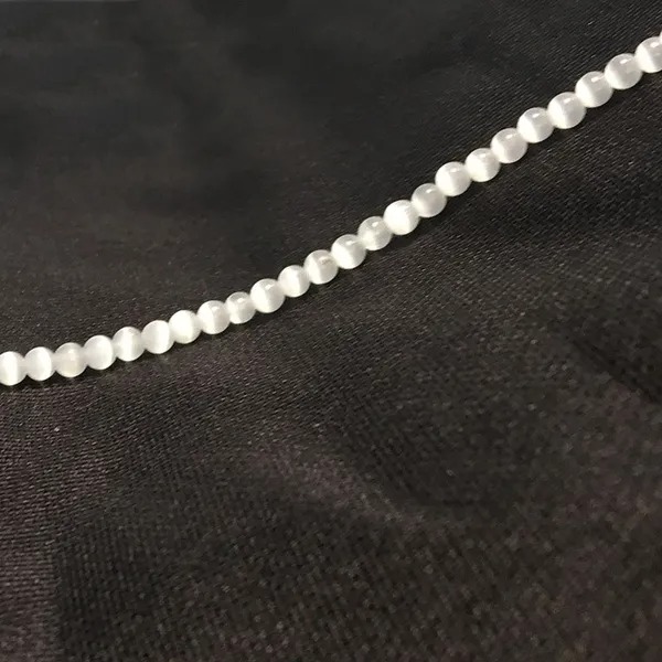 4/6/8/10/12mm Real Selenite Stone Beads for Jewelry Making White Opal Beads for DIY Bracelet Necklace Earring Moonstone Beads