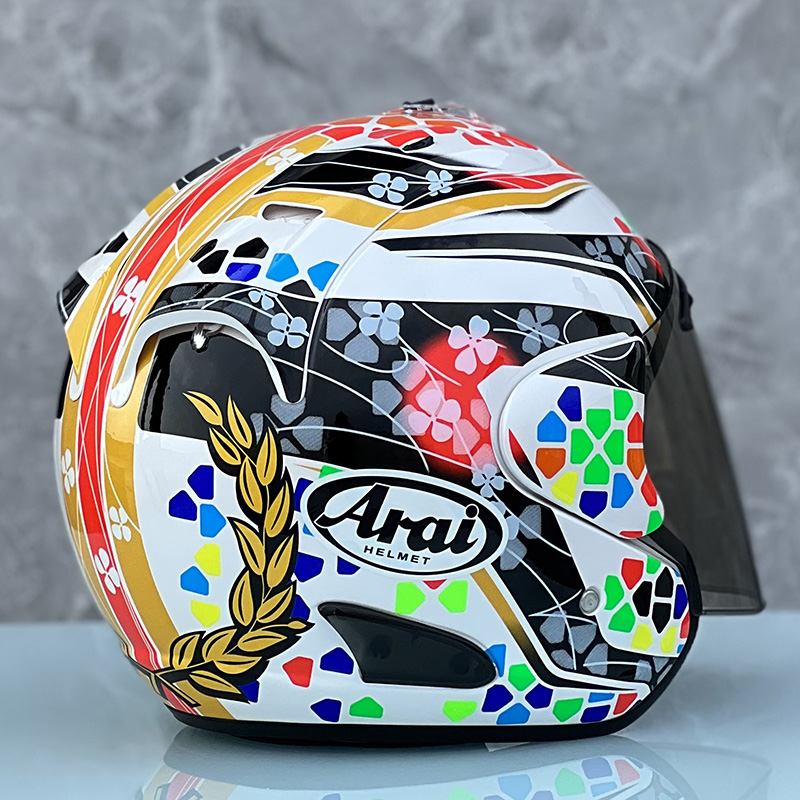 ARA I SZ-RAM 4 NAKAGAMI 3/4 Open Face Helmet Off Road Racing Motocross Motorcycle Helmet