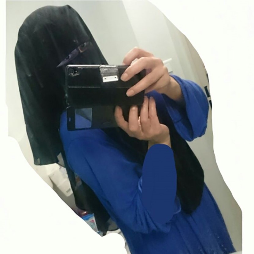 Bandana muçulmano cachecol islâmico 3 camadas niqab burqa gorro hijab boné véu preto capa de rosto abaya estilo envoltório cabeça cobrindo 22198