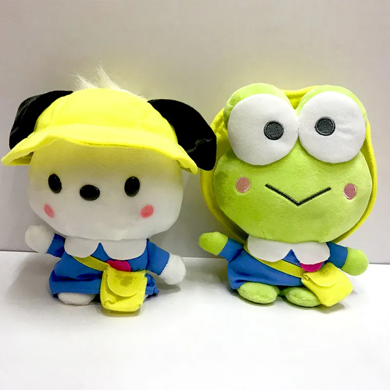 Wholesale Kero Kero Keroppi Melody cute little Yellow cap plush toys children`s games playmate room decor