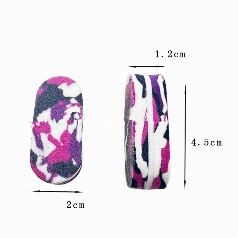 Professional Sponge Manicure Product Nail File Tools Camouflage Rubbing Strip Grit Soft and Washable Nail Salon Supplies