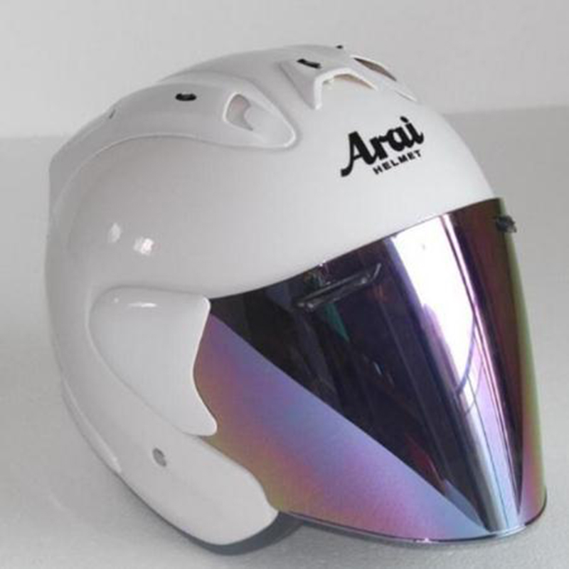 ARA I RAM 3 blanc 3/4 casque ouvert hors route course Motocross casque de moto