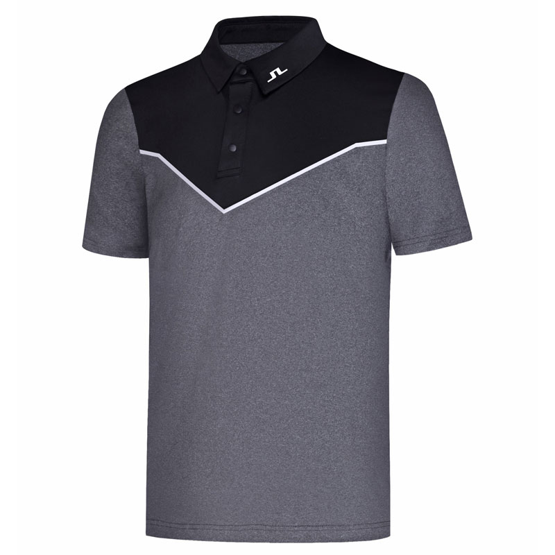 Letnia odzież golfowa dla mężczyzn Koszulki golfowe krótkie rękawy 4 kolorowy materiał golfowy Outdoor Sports T Shirt