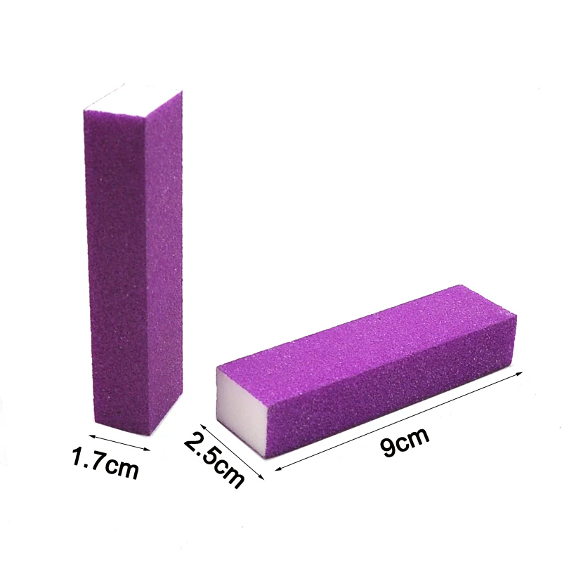 Kits 50/Neon Coloful Sponge Nail File Buffer Block Buffing Sanding Professional Nail Degreaser Tools Pedicure Manicure