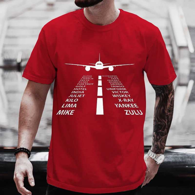 T-shirts hommes hommes femmes t-shirts 2024 été harajuku phonétique phabt pilote avion drôle aviation tees couple streetwear vêtements y2k hauts