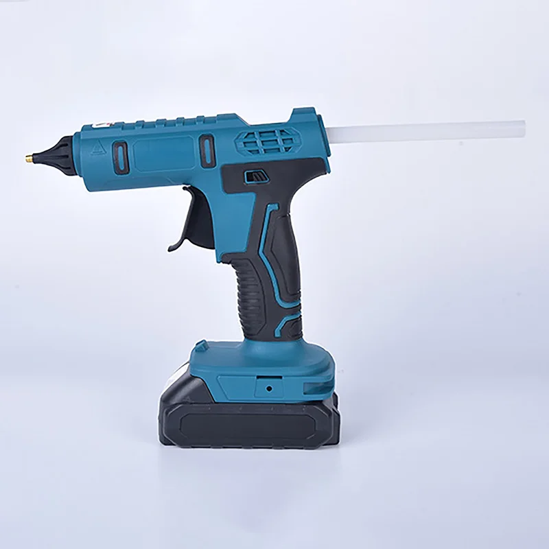 Polijsters 18V Hot Melt Lim Gun With 11mm Lim Sticks Mini Industrial Guns Heat Temperatur Thermo Electric Repair Tool Wireless Lime Gun