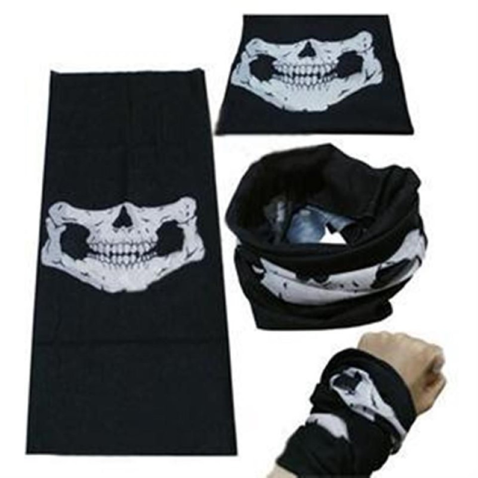 Foulards Crâne Bandana Tubulaire Multifonctionnel Moto Écharpe Bandeau Sans Couture 25 48 cm Magique Silencieux Tête Enveloppement Headwear1258p