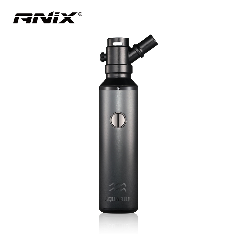 원래 Anix Aquarius Dry Herb 기화기 증기 장치 1100mah 예열 가변 전압 배터리 온도 제어 세라믹 드라이 허브 vape 펜 USB 키트