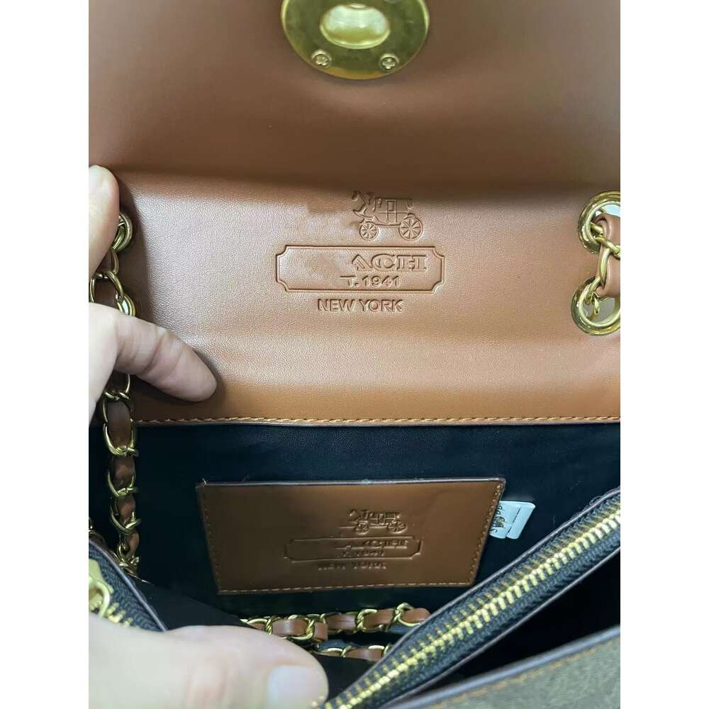 Sac de créateur usine en ligne vente en gros au détail style moyen printemps nouveau rivet camélia sac pour femme sentiment vieille fleur chaîne sous les bras épaule unique