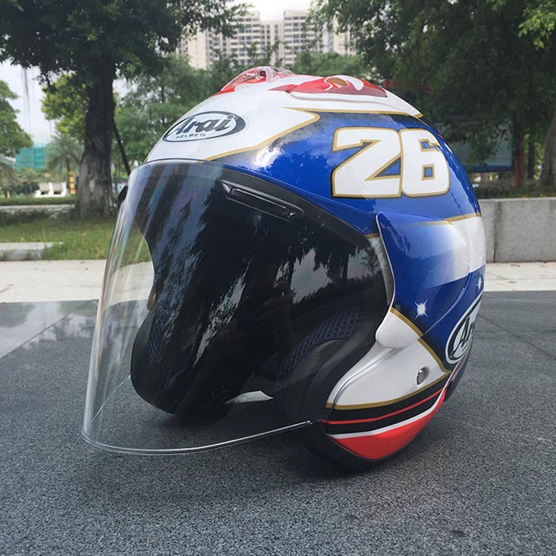 ARA I RAM 3 Pedrosa 3/4 Open Face Helmet Off Road Racing Motocross Motorcycle Helmet