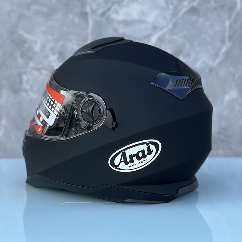 ARA I casque intégral noir mat à double visière casque de moto de course hors route Motocross