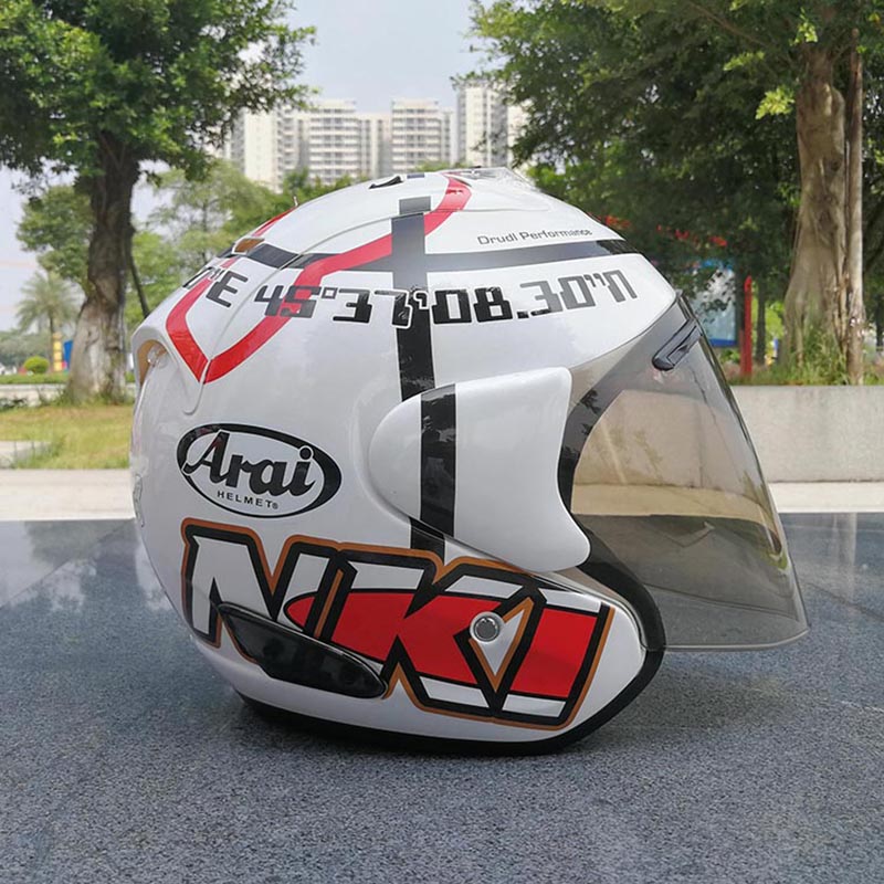 ARA I SZ-RAM 4 HAGA MONZA 3/4 Open Face Helmet Off Road Racing Motocross Motorcycle Helmet