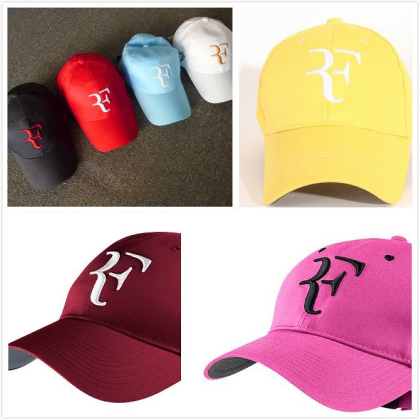 Gorras de béisbol Gorra de tenis Roger Federer Sombreros de tenis Wimbledon RF Gorra de tenis Gorra de béisbol258i