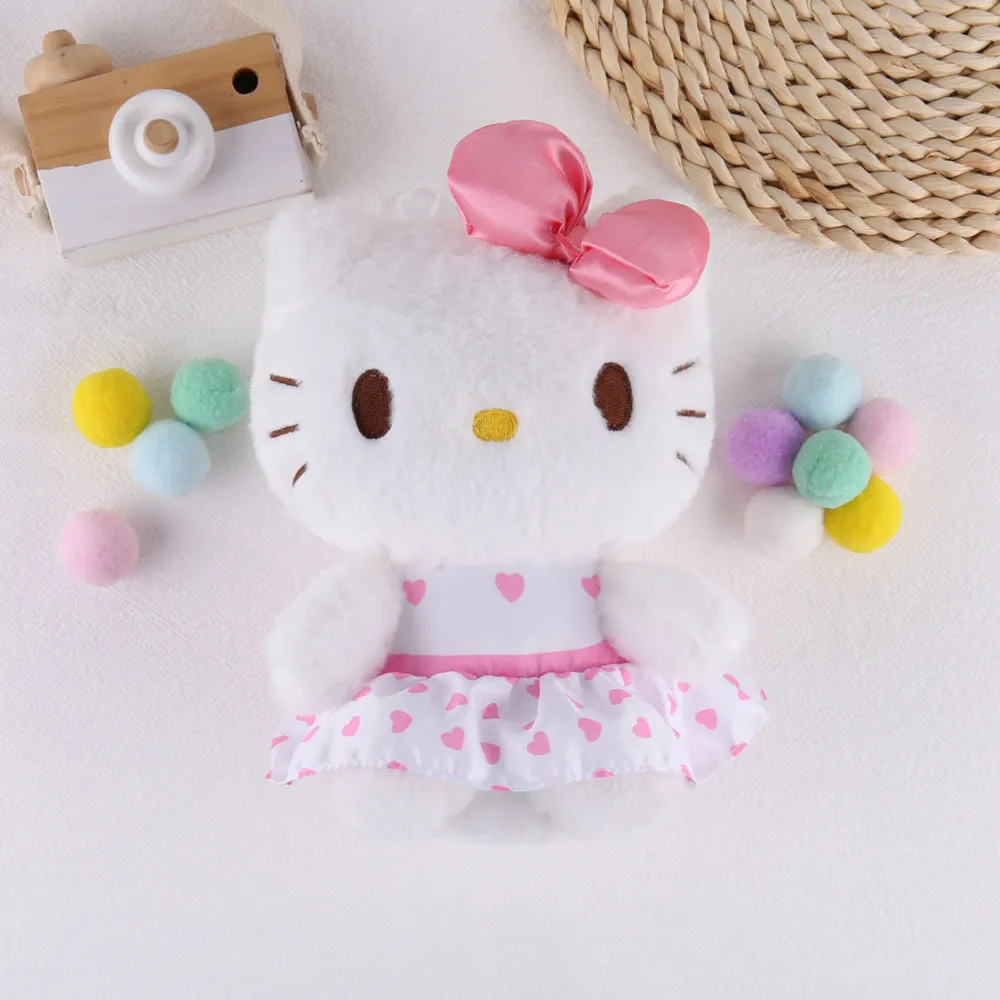 Wholesale cute hearts skirt kitten plush toy Children`s game Playmate Holiday gift Doll machine prizes