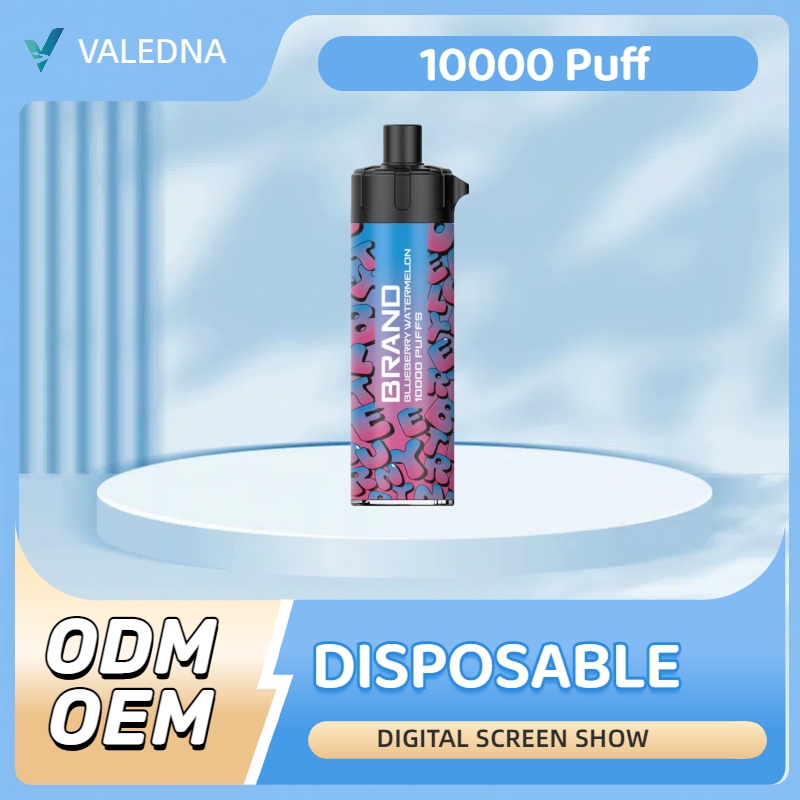 Valedna Vapes 18 ml 850mAh Batteri NIC 0% 2% 5% ånga 9000 engångscigaretter ångar laddningsbara elektroniska cigs Inga läckande 9k puff