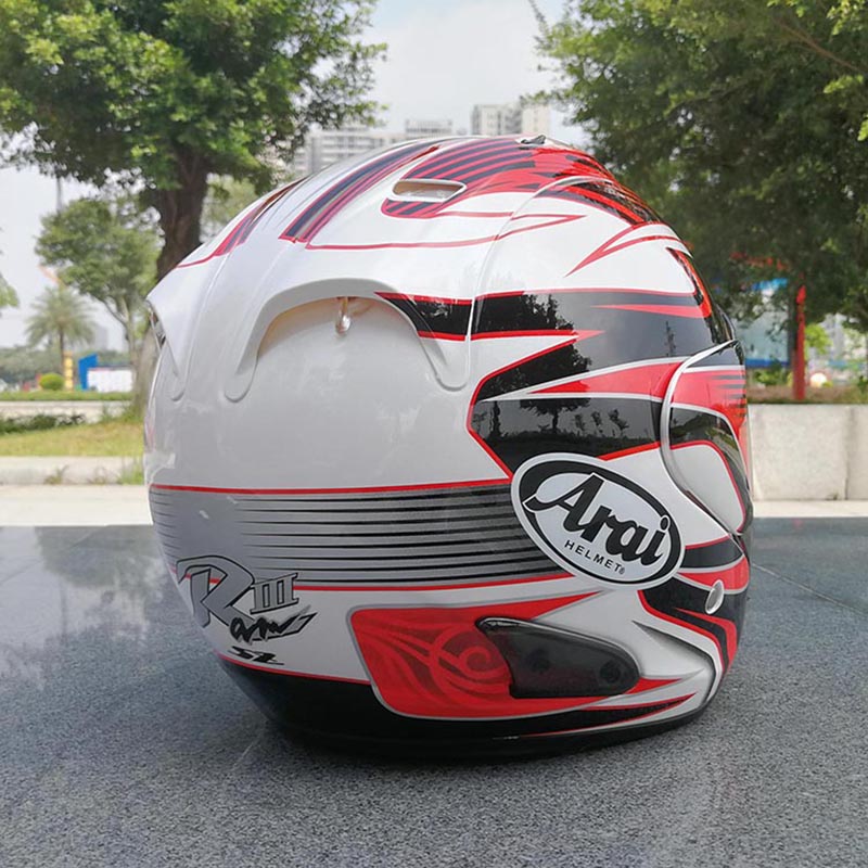 ARA I SZ-RAM 4 GHOST RED 3/4 Open Face Helmet Off Road Racing Motocross Motorcycle Helmet