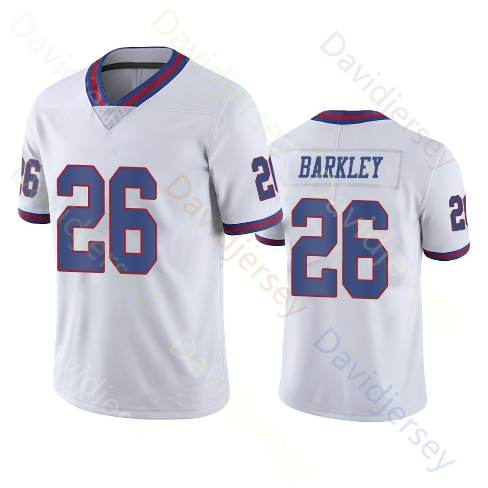 Anpassad fotbollströja Daniel Jones Saquon Barkley Kayvon Thibodeaux Darren Waller Isaiah Hodgins McKinney Cager Slaylon Taylor Simm Manning Brian Burns 4xl