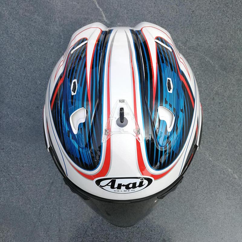 Ara I Sz-Ram 4 Ghost Blue 3/4 Open Face Helmet Off Road Racing Motocross Motocose Motorcycle Helmet