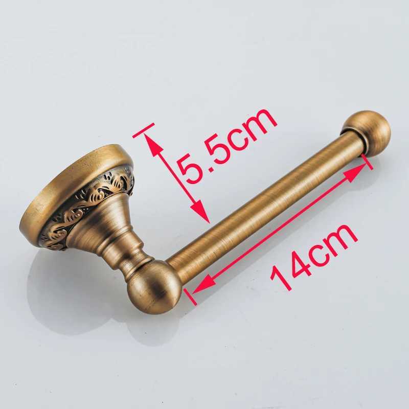 Toilet Paper Holders Toilet Paper Holder Wall Mounted Vintage Bathroom Antique Brass Roll Tissue Box Bathroom Accessories YT-13992 240313