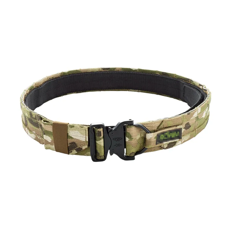 Accessories NEW 2 inch Black DRing Fighter Belt Tactical Molle Belt Multicam CS Outdoor Military Hunting Combat Belt