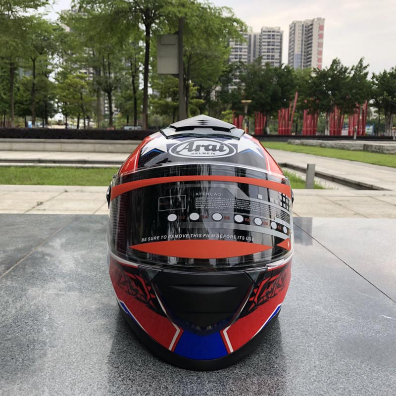 ARA I番号27デュアルバイザーフルフェイスヘルメットオフロードレーシングモトクロスモーターサイクルヘルメット