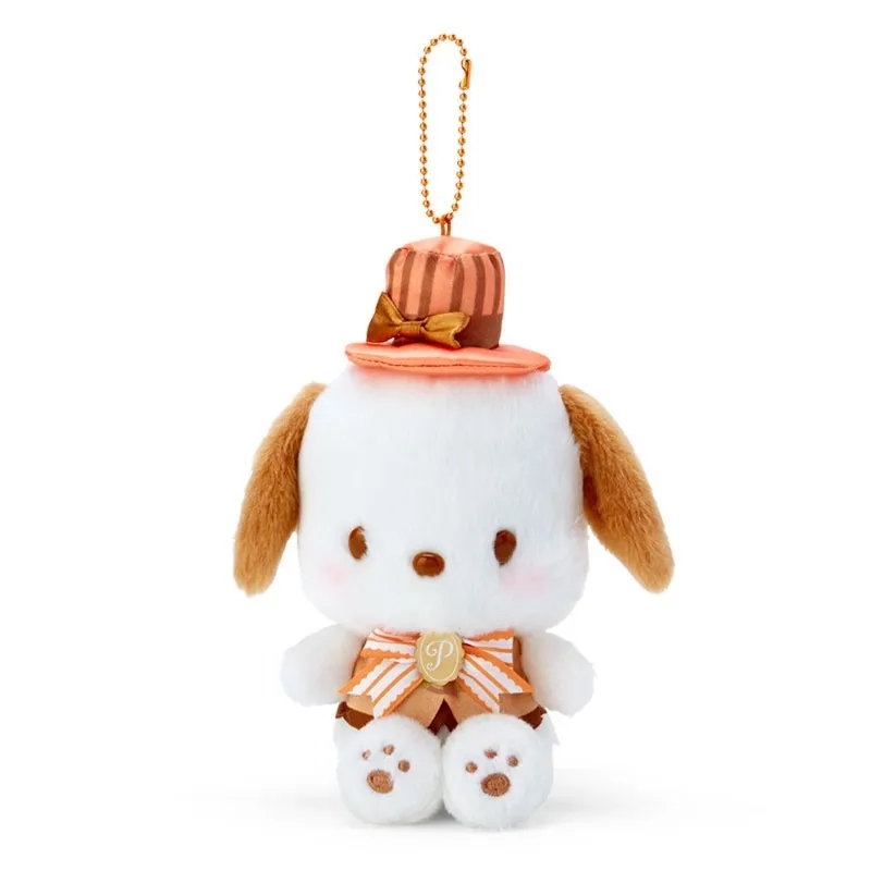 Japansk eftermiddagstedessert Kulomi Melody Laurel Dog Pacha Dog Plush Pendant Key Chain 2024