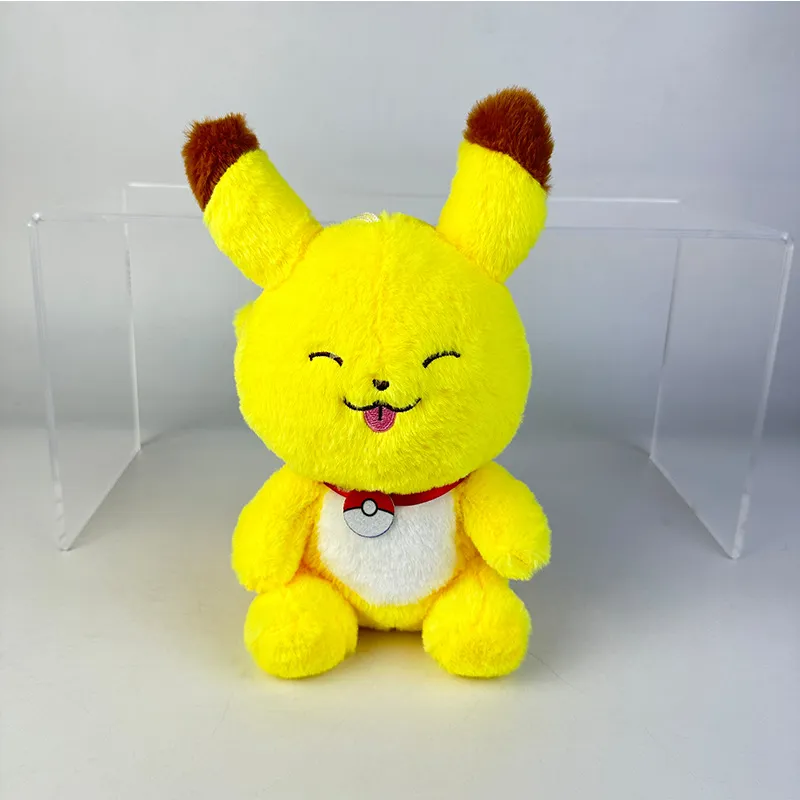 Wholesale cute pink pika plush toys Children`s game Playmate Holiday gift doll machine prizes
