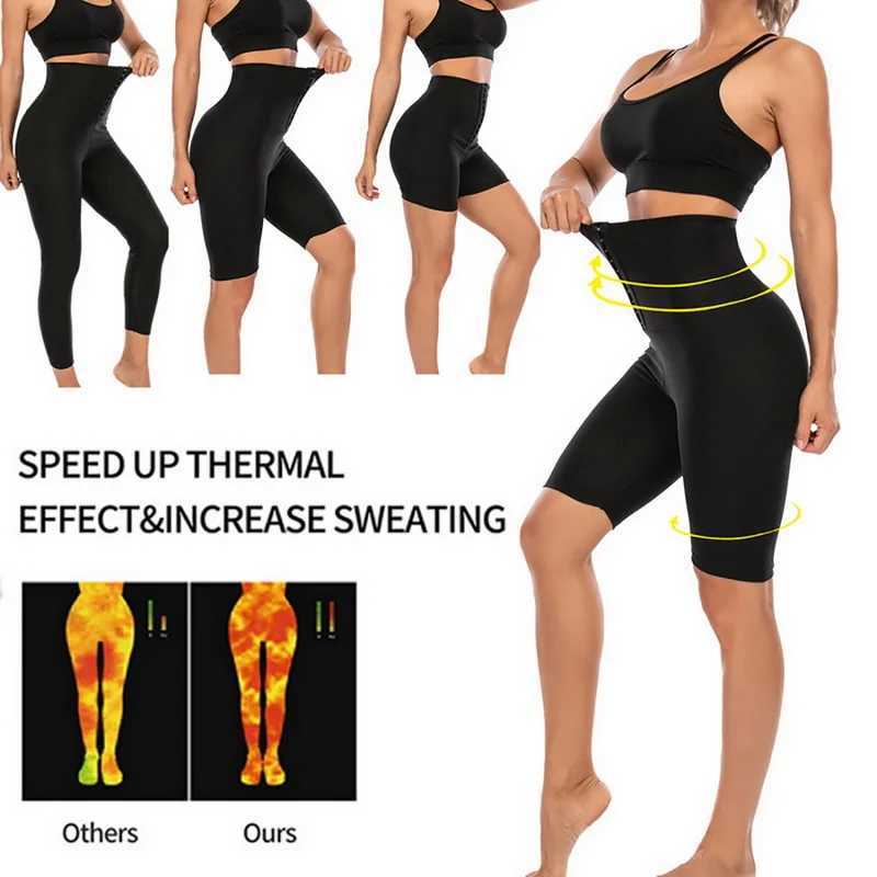 Yoga Outfit Machine pour la modélisation façonnant la sueur chaude effet sauna short minceur Fitness court leggings de gymnastique modèle de formation pantalon de fitness 240311