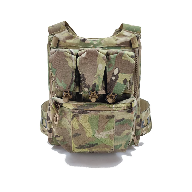 Bags TWP115 Delustering TwinFalcons Tactical Back Panel Banger For Tactical Vest Military Molle Zipper Pack Bag 500D Cordura